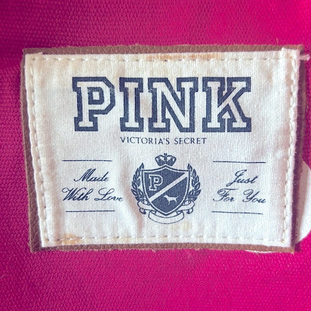 *SOLD* PINK Polka Dot Vintage Tote Bag NWT Victoria Secret Y2K - Picture 3 of 5